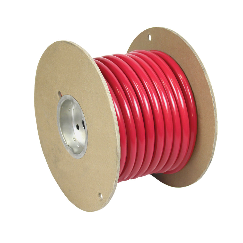 Pacer Red 4/0 AWG Battery Cable - 50' — marine wire