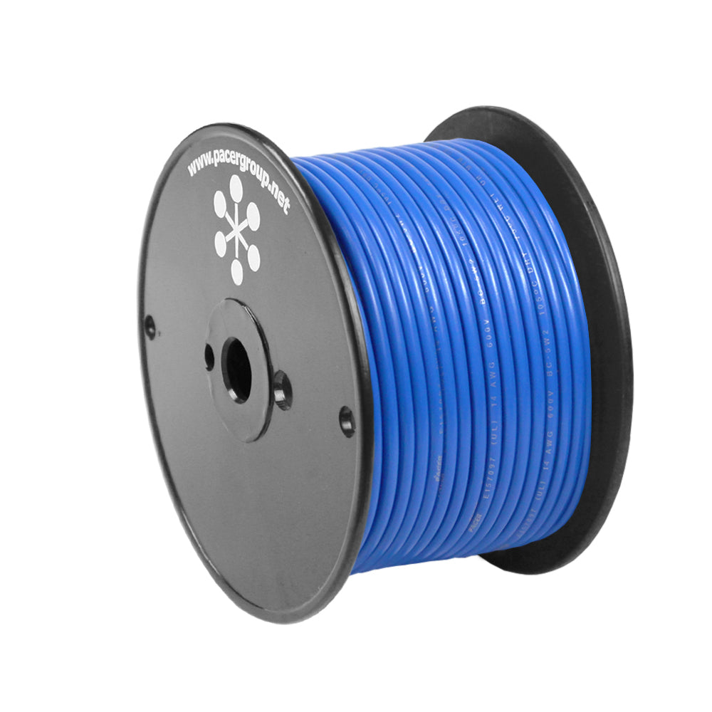 Pacer Blue 18 AWG Primary Wire - 100' — marine wire