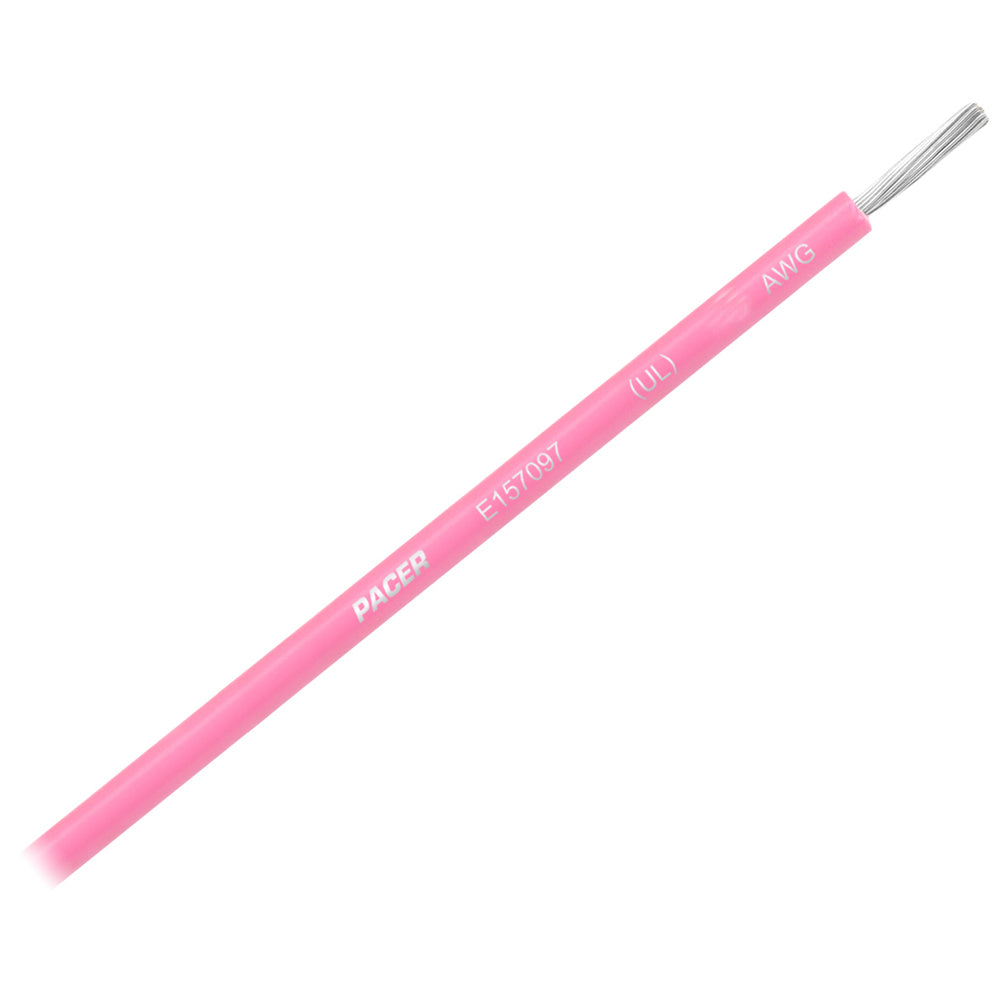 Pacer Pink 14 AWG Primary Wire - 25' — marine wire