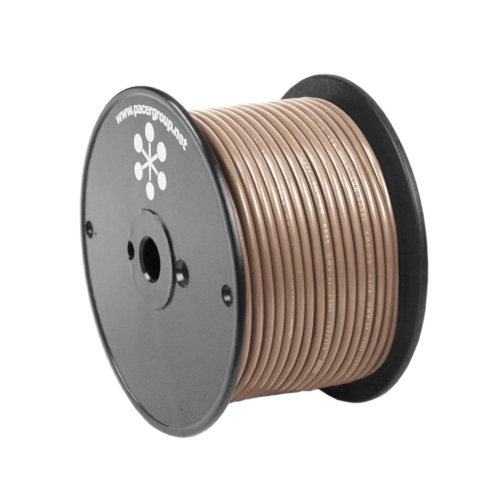 Pacer Tan 14 AWG Primary Wire - 100' — marine wire