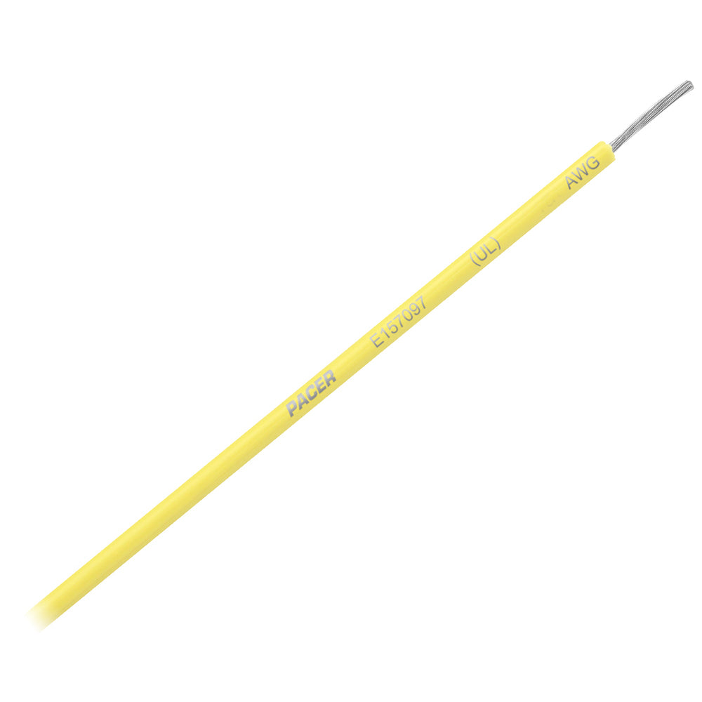 Pacer Yellow 12 AWG Primary Wire - 25' — marine wire