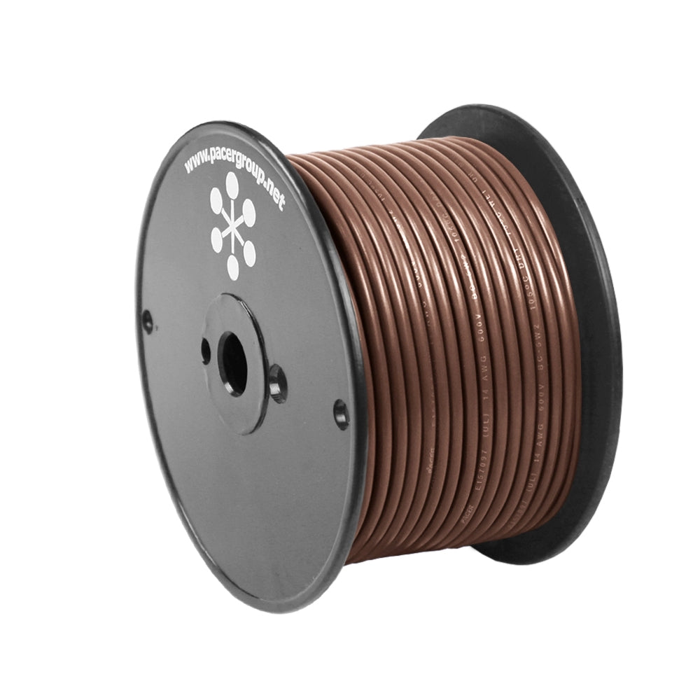 Pacer Brown 12 AWG Primary Wire - 100' — marine wire