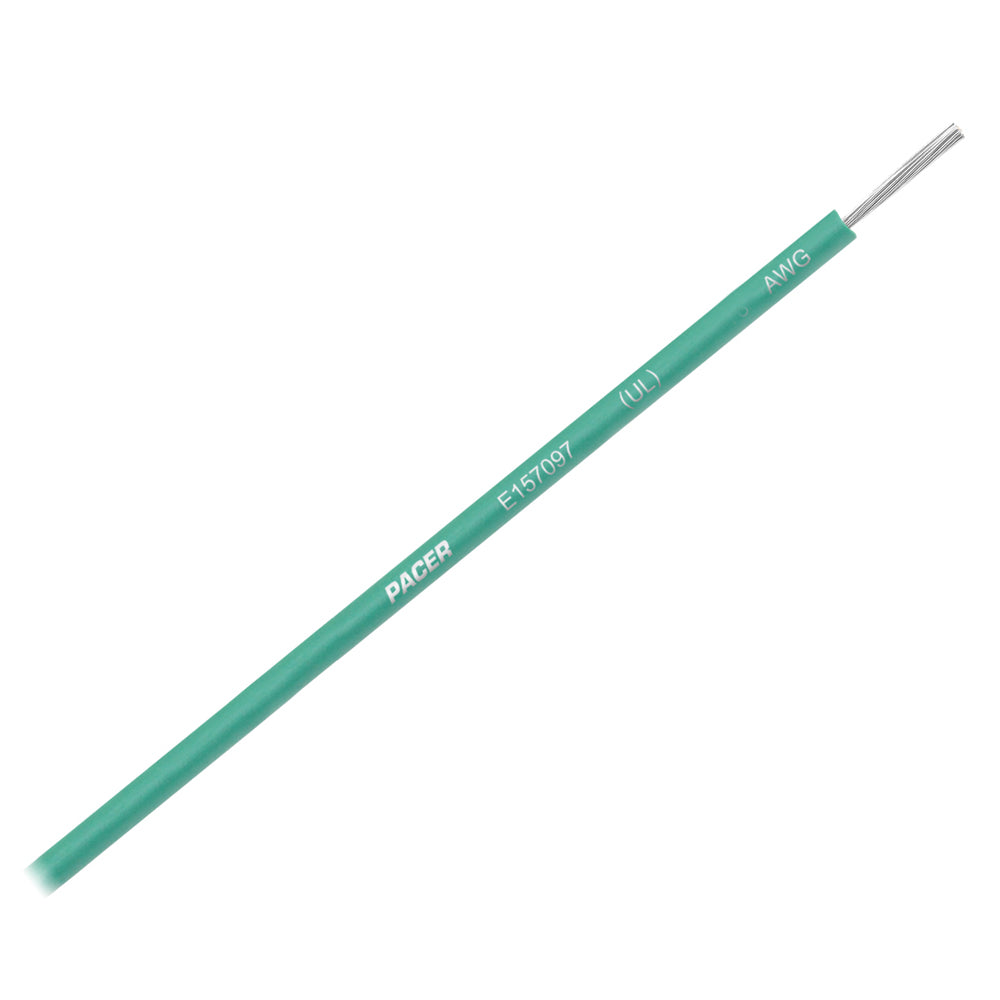 Pacer Green 8 AWG Primary Wire - 25' — marine wire