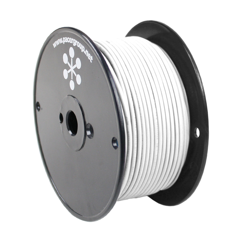 Pacer White 8 AWG Primary Wire - 250' — marine wire