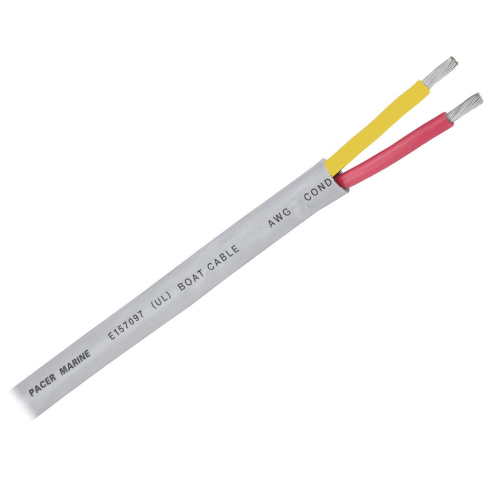 Pacer 14/2 AWG Round Safety Duplex Cable - Red/Yellow - 250' — marine wire