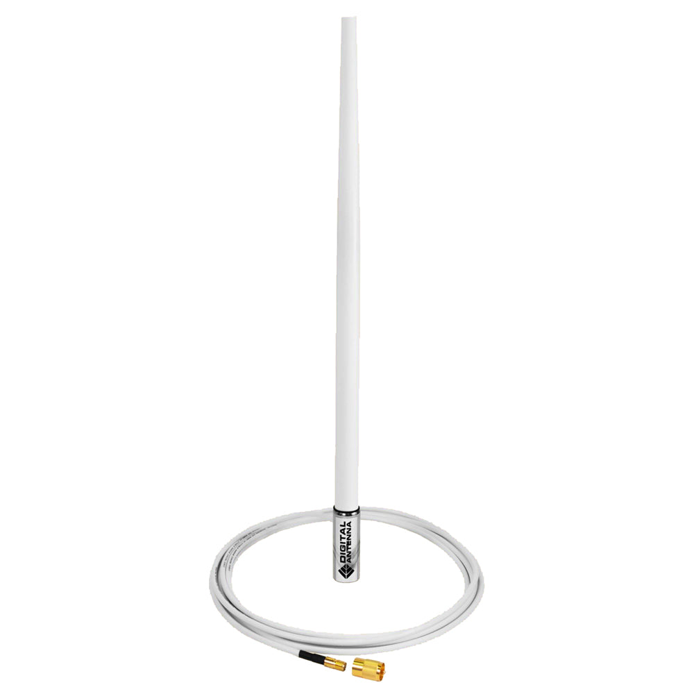 Digital Antenna 4' VHF/AIS White Antenna w/15' Cable — marine antennas