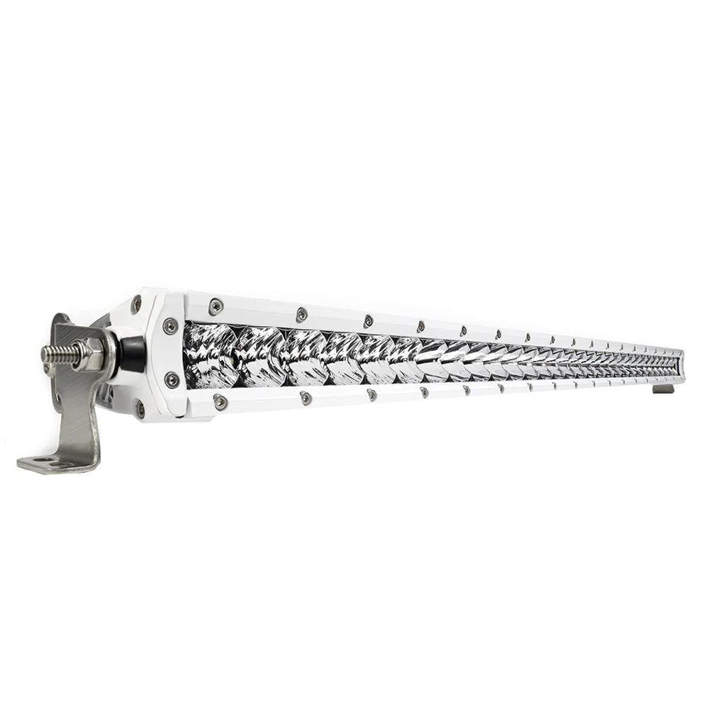 Black Oak LED Black Oak Pro Series 3.0 Single Row 30" LED Light Bar - Combo Optics - White Housing — marine light bars