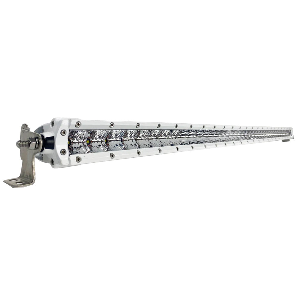 Black Oak LED Black Oak Pro Series 3.0 Single Row 40" LED Light Bar - Combo Optics - White Housing — marine light bars