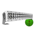 Black Oak LED Black Oak Pro Series Double Row Combo Infrared 20" 850nm Light Bar - White — marine light bars