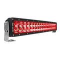 Black Oak LED Black Oak 20" Curved Double Row Red LED Predator Hunting Light Bar - Combo Optics - Black Housing - Pro Series 3.0 — marine light bars
