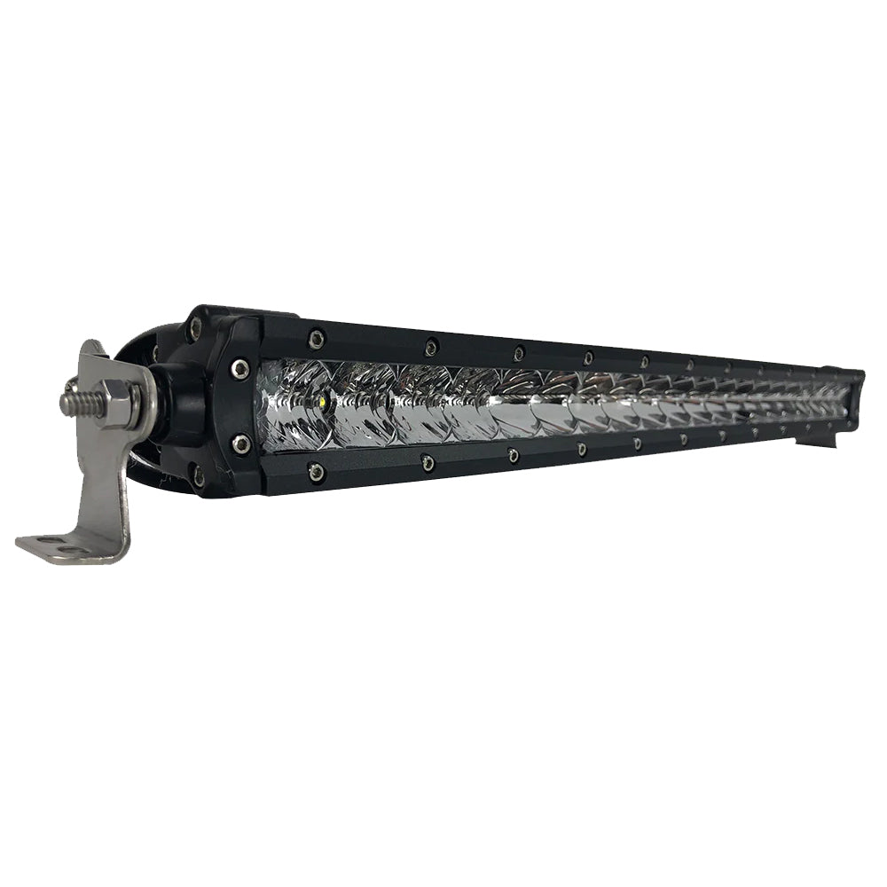 Black Oak LED Black Oak 20" Single Row LED Light Bar - Combo Optics - Black Housing - Pro Series 3.0 — marine light bars