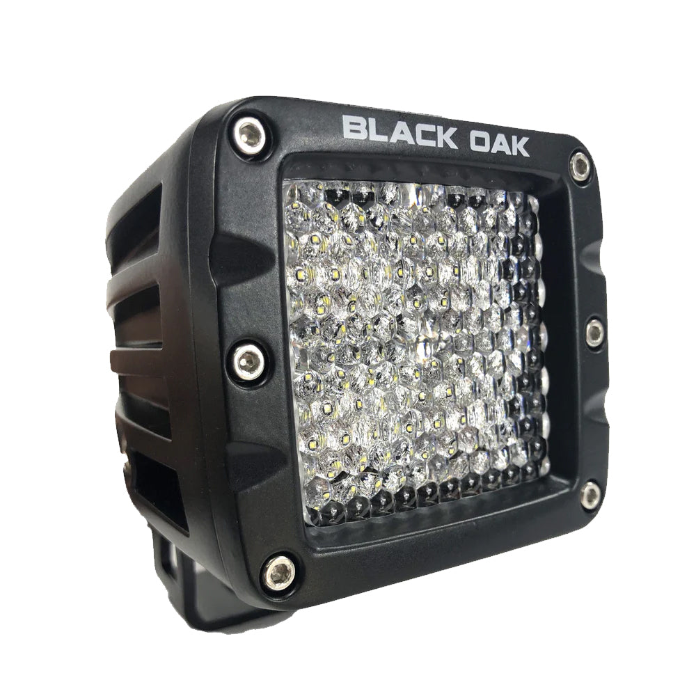 Black Oak LED Black Oak 2" LED Pod Light - Diffused Optics - Black Housing - Pro Series 3.0 — marine pods & cubes