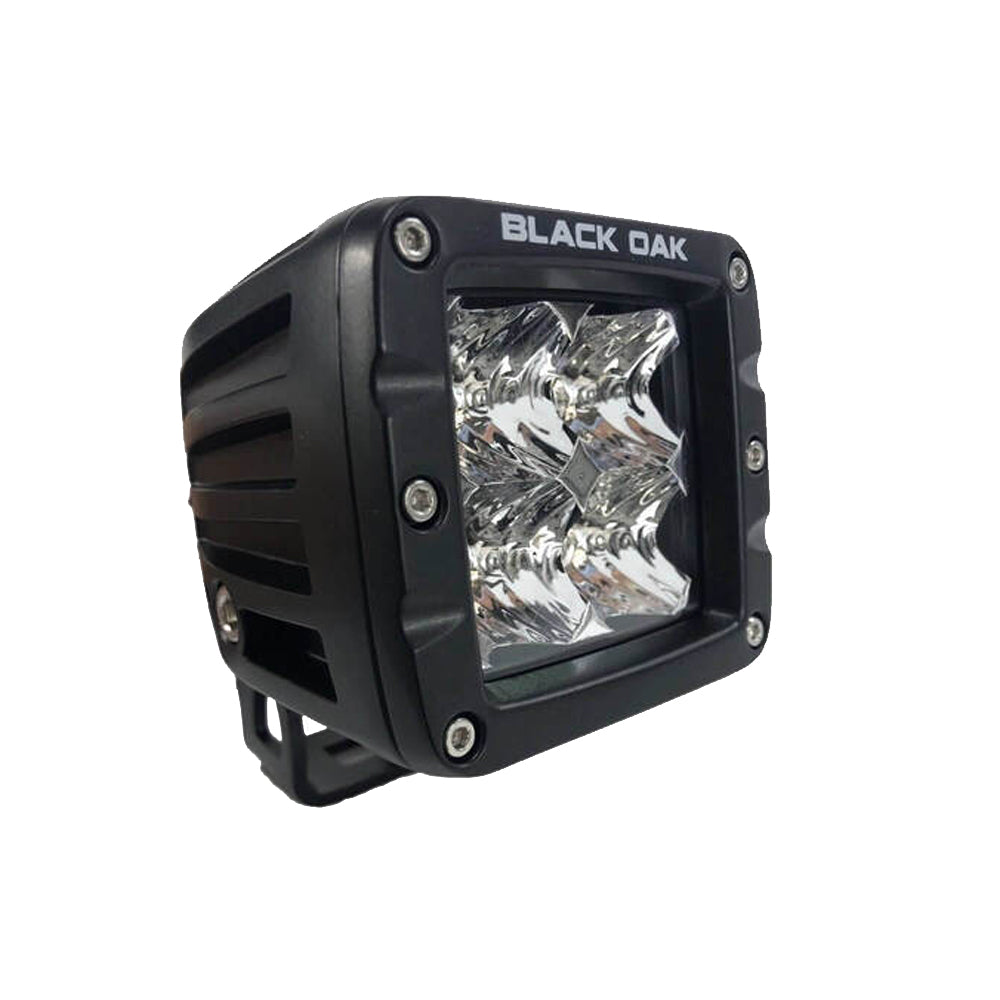 Black Oak LED Black Oak 2" LED Pod Light - Spot Optics - Black Housing - Pro Series 3.0 — marine pods & cubes