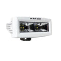 Black Oak LED Black Oak 4" Marine Spreader Light - Scene Optics - White Housing - Pro Series 3.0 — marine flood/spreader lights