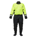 Mustang Survival Mustang MSD576 Water Rescue Dry Suit - Fluorescent Yellow Green-Black - Large — marine immersion/dry/work suits