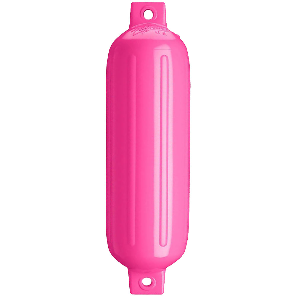 Polyform U.S. Polyform G-5 Twin Eye Fender 8.8" x 26.8" - Pink — marine fenders