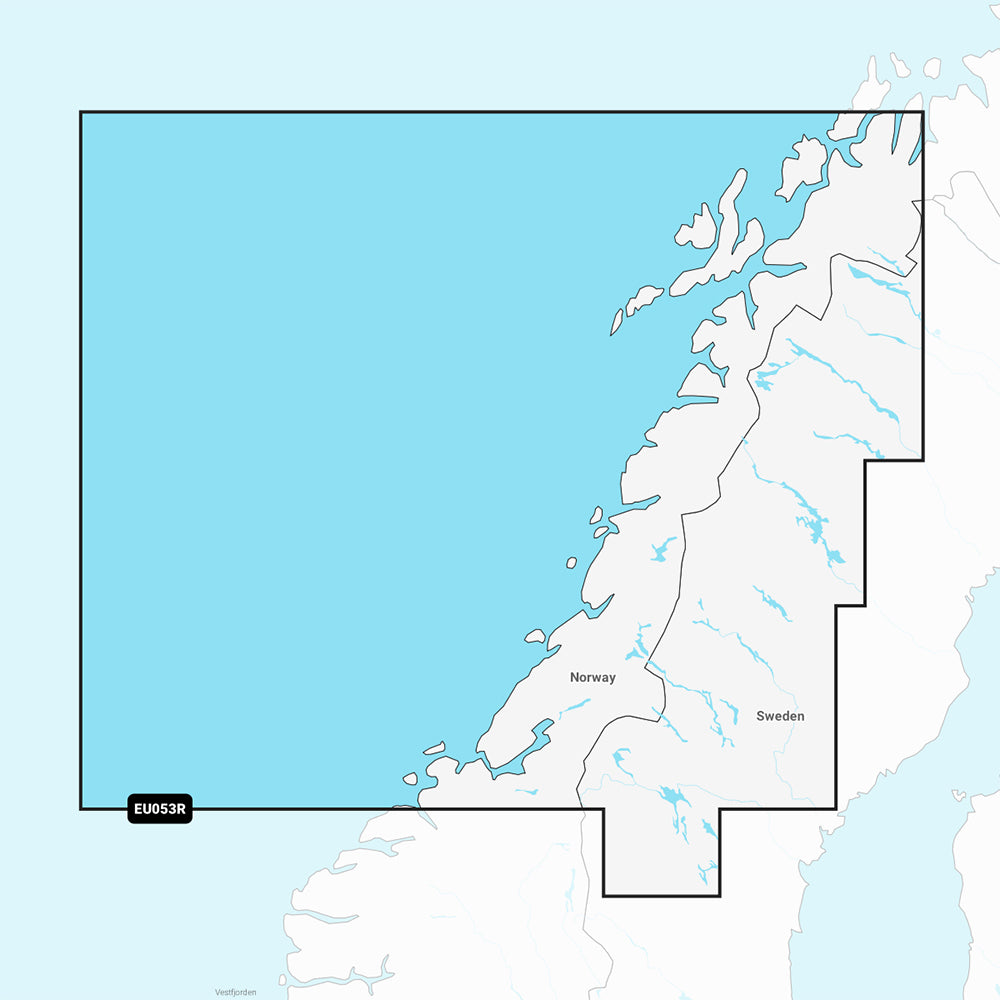 Garmin Navionics+ NSEU053R - Norway, Trondheim to Tromso - Marine Chart — marine garmin navionics+ foreign