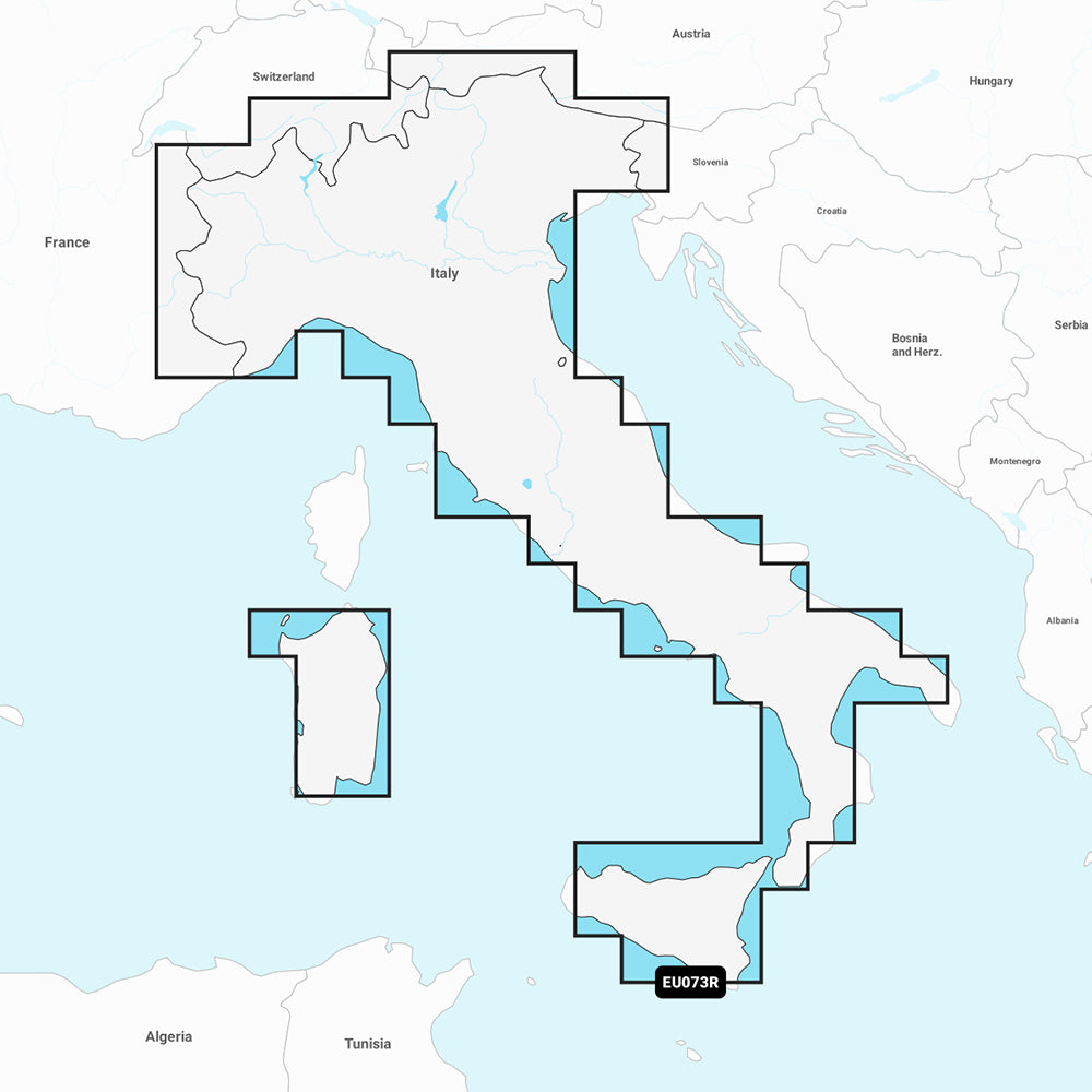Garmin Navionics+ NSEU073R - Italy Lakes & Rivers - Marine Chart — marine garmin navionics+ foreign