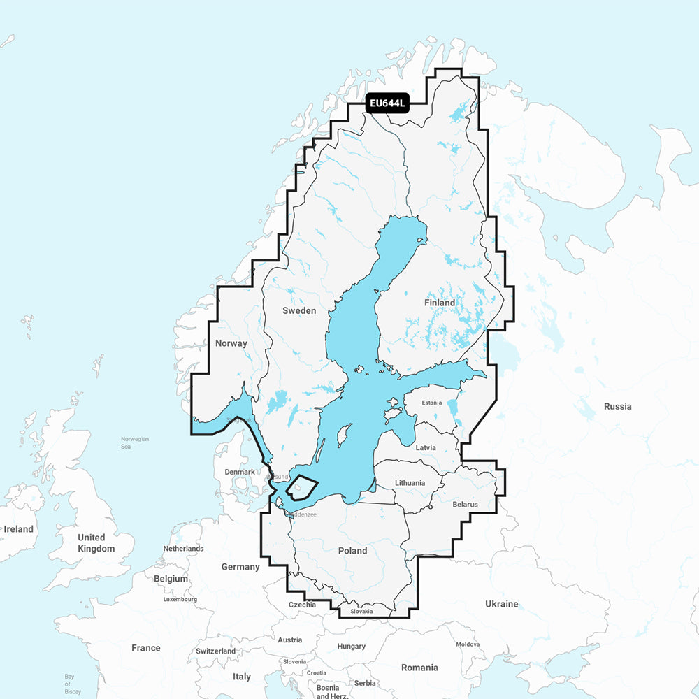 Garmin Navionics+ NSEU644L - Baltic Sea - Marine Chart — marine garmin navionics+ foreign