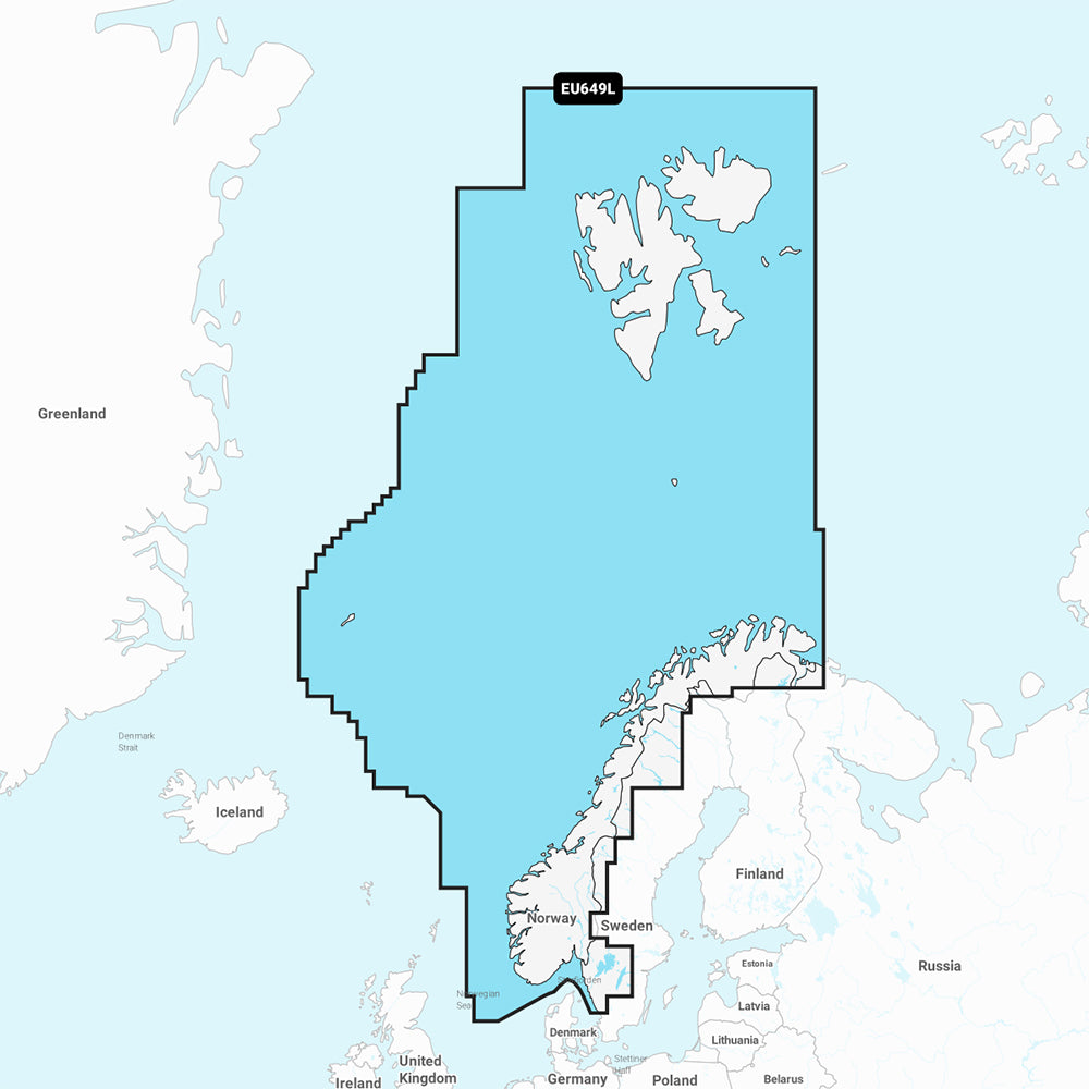 Garmin Navionics+ NSEU649L - Norway - Marine Chart — marine garmin navionics+ foreign