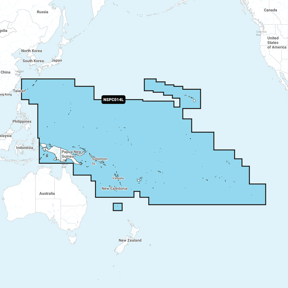 Garmin Navionics+ NSPC014L - Pacific Islands - Marine Chart — marine garmin navionics+ foreign