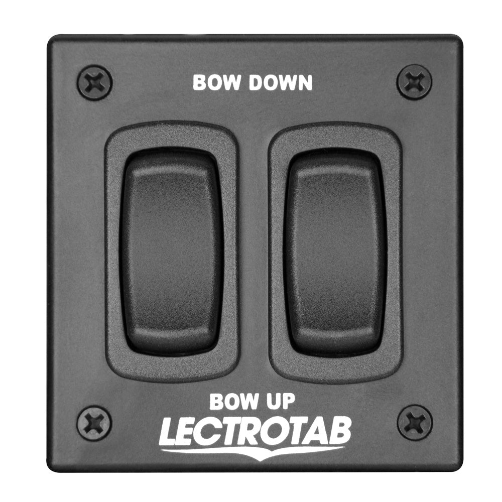Lectrotab Flat Rocker Switch — marine trim tab accessories