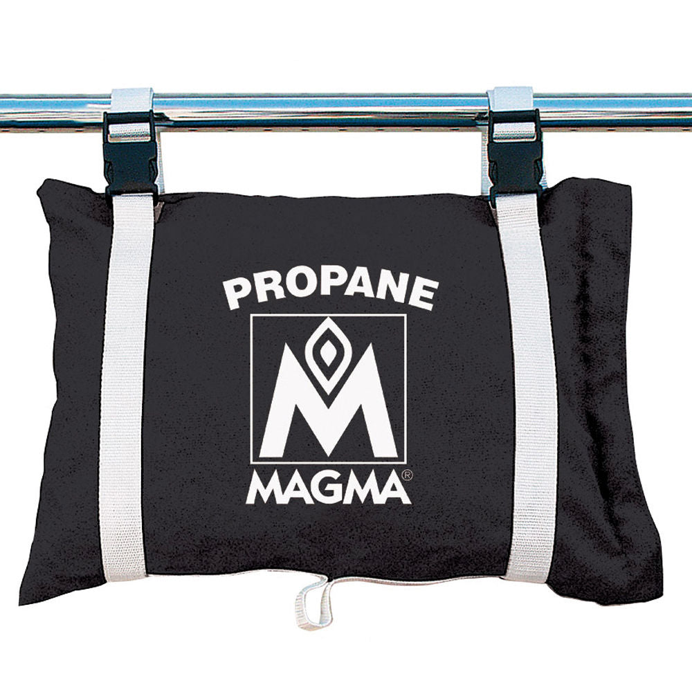 Magma Propane /Butane Canister Storage Locker/Tote Bag - Jet Black — marine deck / galley