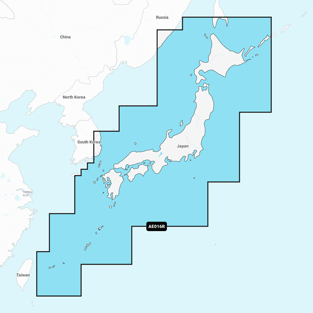 Garmin Navionics Vision+ NVAE016R - Japan - Lakes and Coast - Marine Chart — marine garmin navionics vision+ - foreign