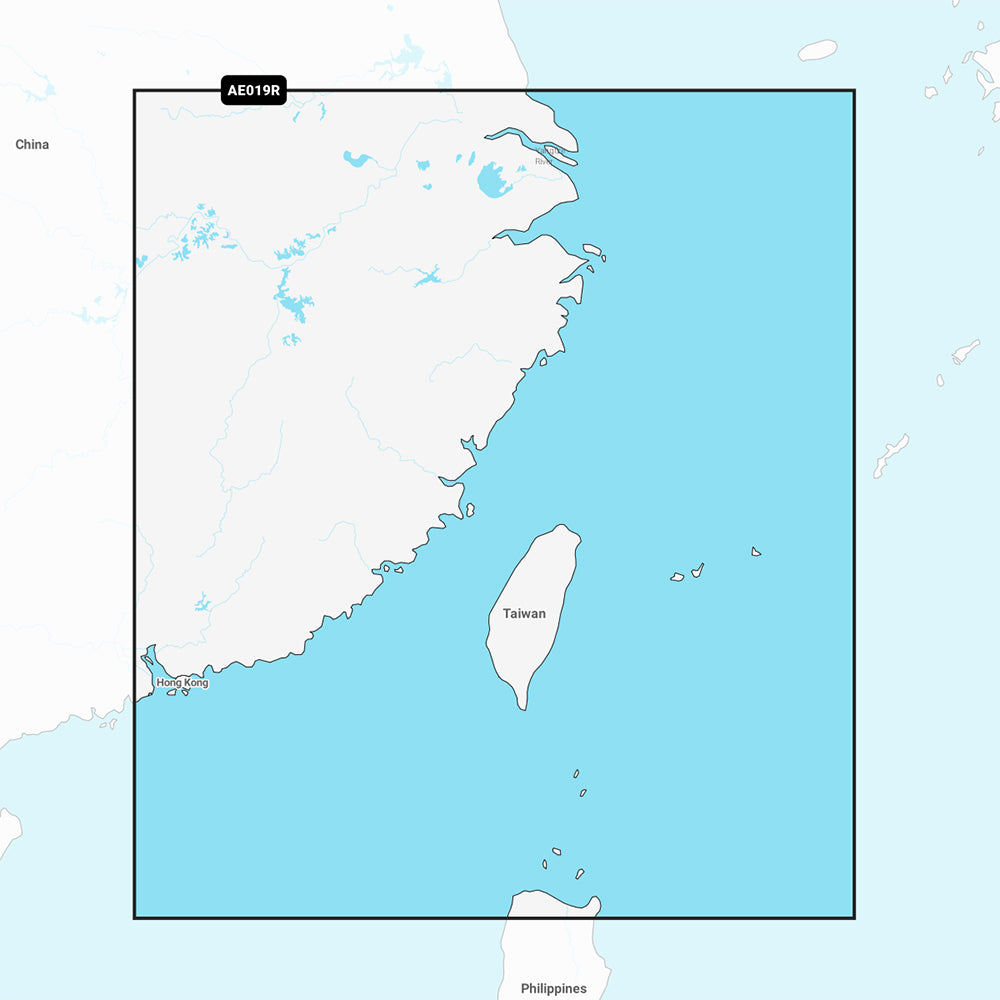 Garmin Navionics Vision+ NVAE019R - Taiwan - Marine Chart — marine garmin navionics vision+ - foreign