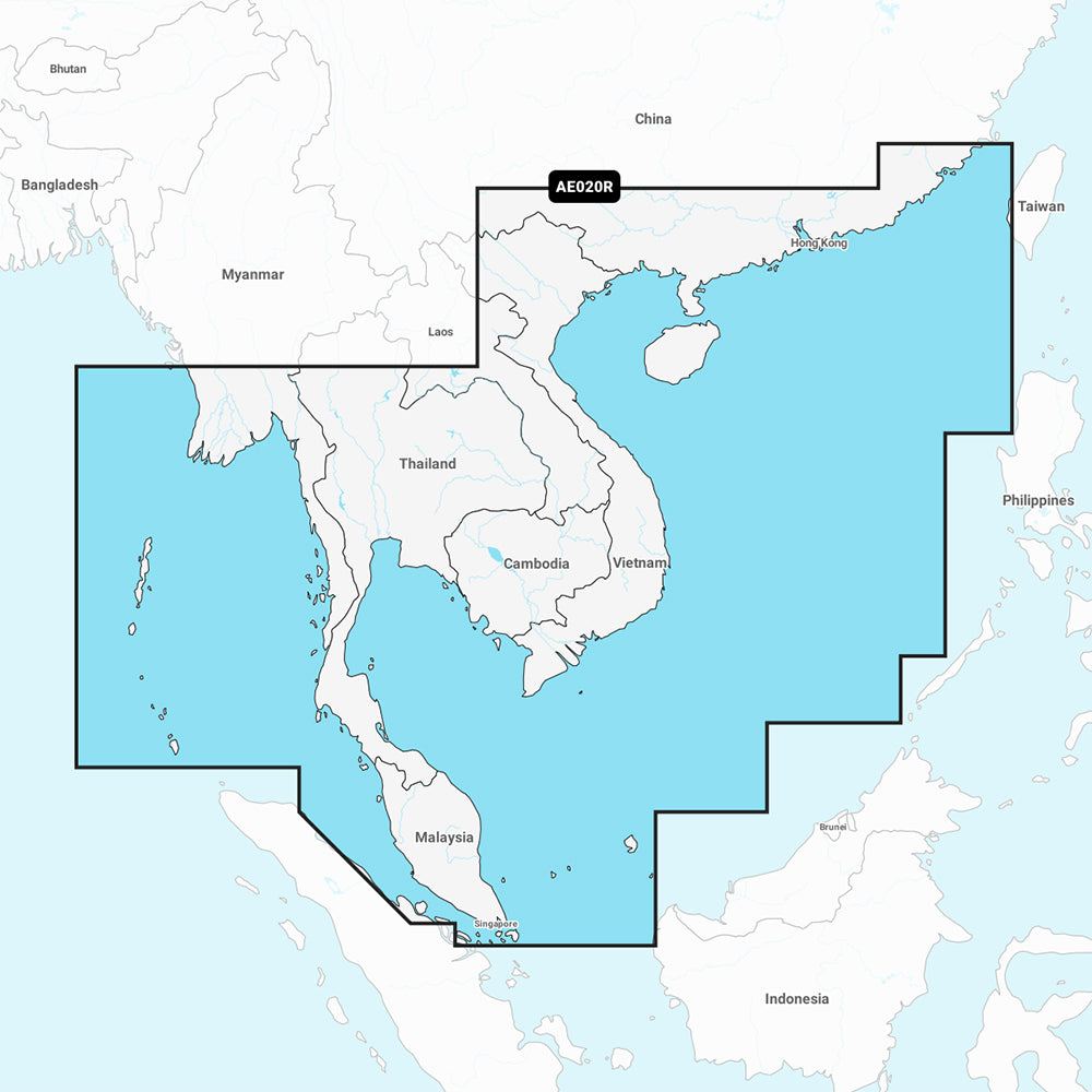 Garmin Navionics Vision+ NVAE020R - South China & Andaman Seas - Marine Chart — marine garmin navionics vision+ - foreign