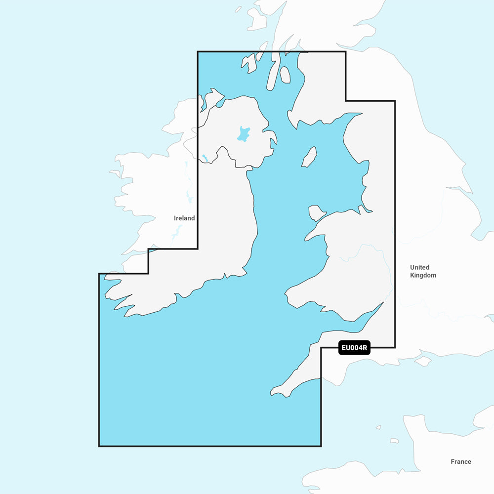 Garmin Navionics Vision+ NVEU004R - Irish Sea - Marine Chart — marine garmin navionics vision+ - foreign