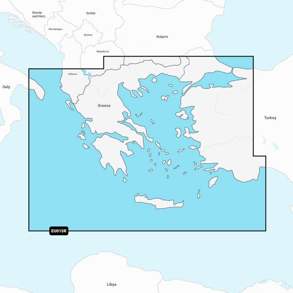 Garmin Navionics Vision+ NVEU015R - Aegean Sea, Sea of Marmara - Marine Chart — marine garmin navionics vision+ - foreign