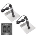Lectrotab XKA Stainless Steel Trim Tab Kit w/Rocker Switch - 12 x 24 — marine trim tabs