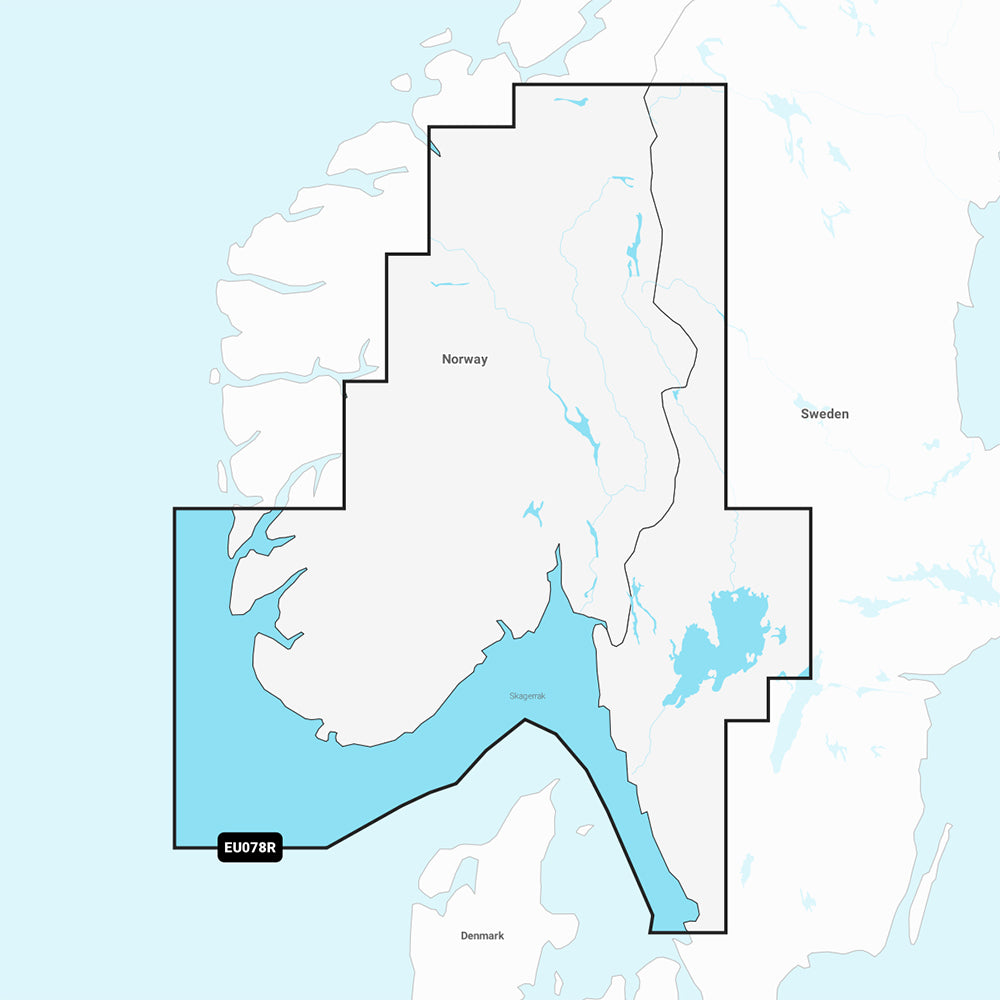 Garmin Navionics Vision+ NVEU078R - Oslo, Skagerrak & Haugesund - Marine Chart — marine garmin navionics vision+ - foreign
