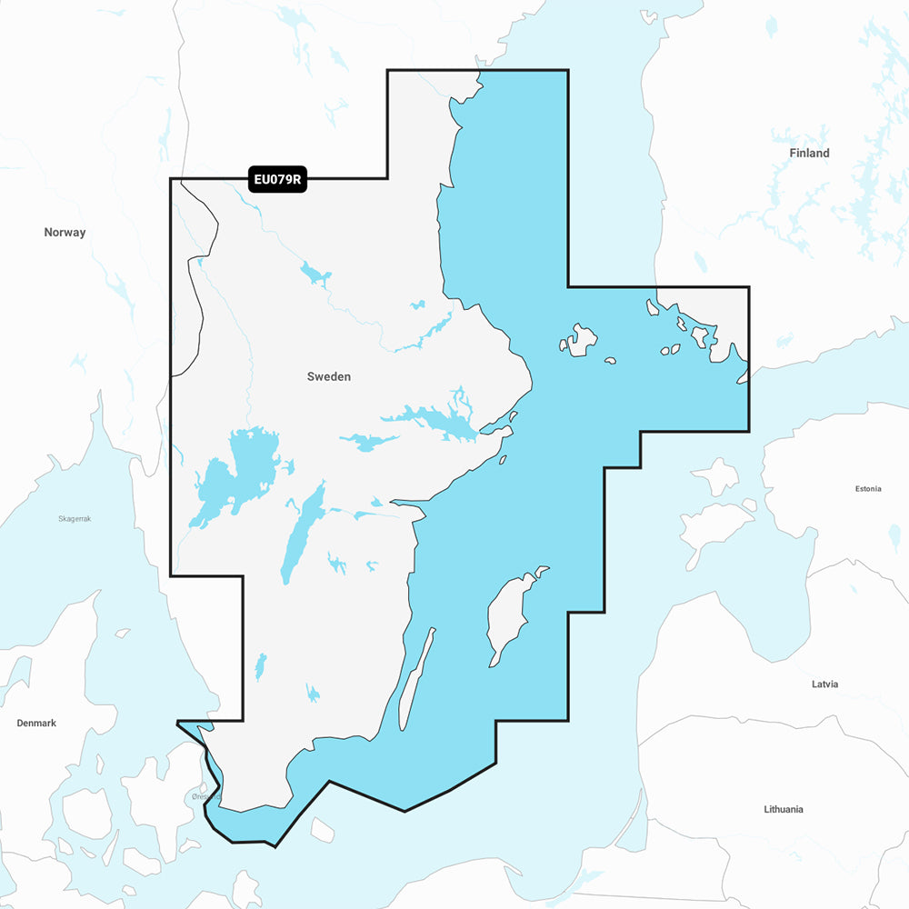 Garmin Navionics Vision+ NVEU079R - Sweden, Southeast - Marine Chart — marine garmin navionics vision+ - foreign
