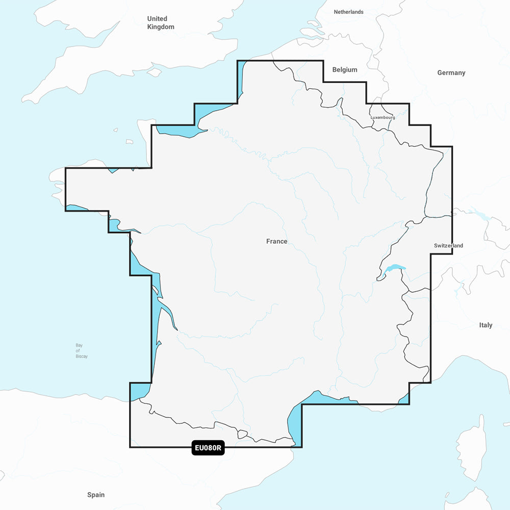 Garmin Navionics Vision+ NVEU080R - France, Lakes & Rivers - Inland Marine Chart — marine garmin navionics vision+ - foreign