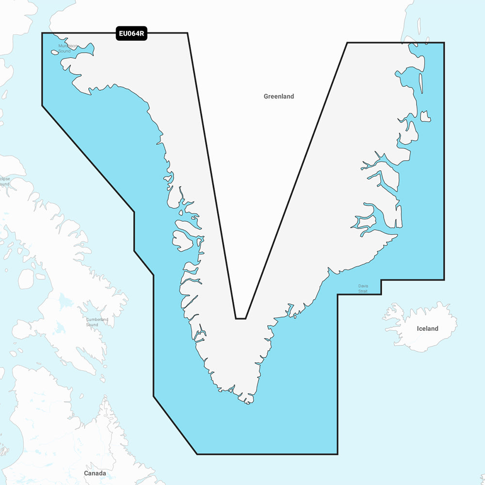 Garmin Navionics Vision+ NVEU064R - Greenland - Marine Chart — marine garmin navionics vision+ - foreign