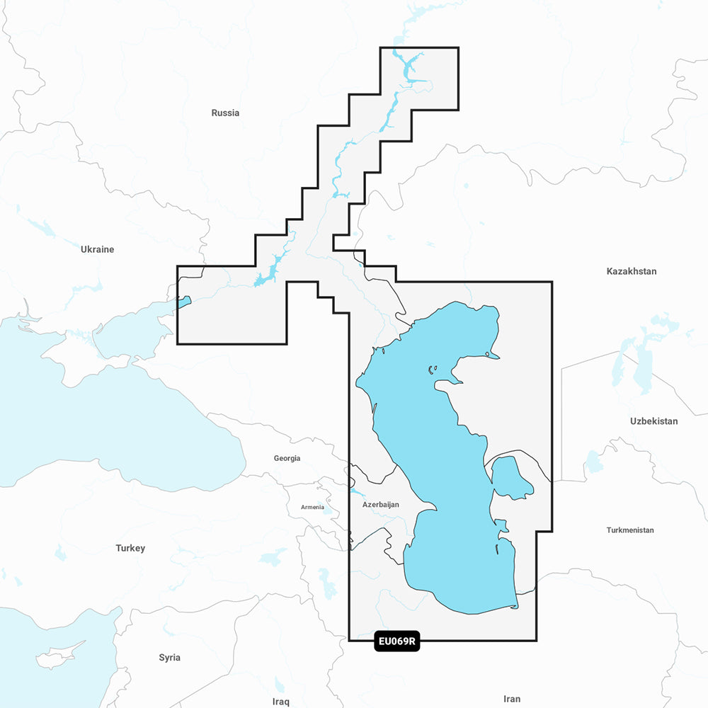 Garmin Navionics Vision+ NVEU069R - Caspian Sea & Lower Volga River - Marine Chart — marine garmin navionics vision+ - foreign