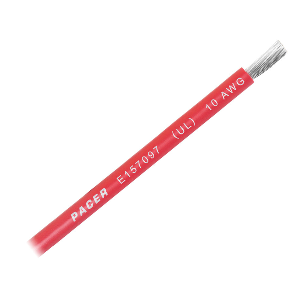 Pacer Red 10 AWG Battery Cable - Sold By The Foot — marine wire
