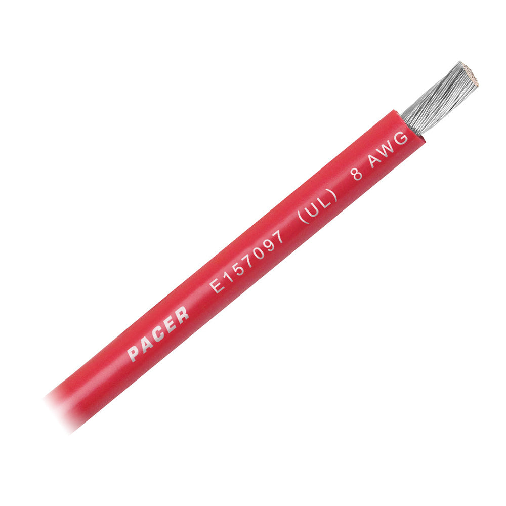 Pacer Red 8 AWG Battery Cable - Sold By The Foot — marine wire