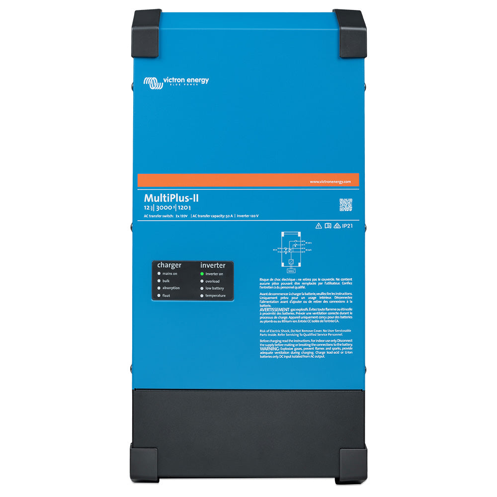 Victron Energy Victron MultiPlus-II 12/3000 - 120-50 - 2x 120V UL Approved — marine charger/inverter combos