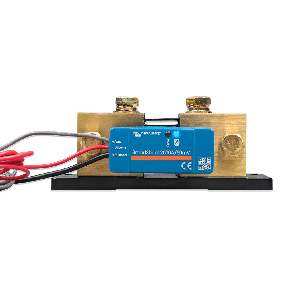Victron Energy Victron SmartShunt 2000A/50MV IP65 Bluetooth Battery Monitor — marine meters & monitoring
