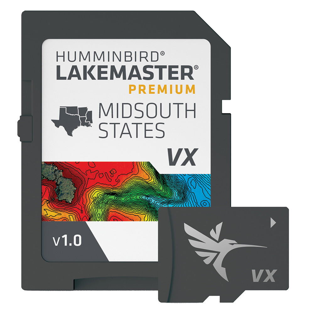 Humminbird LakeMaster® VX Premium - Mid-South States — marine marine equipment