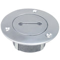 Perko 1" Chrome Unmarked Pipe Deck Plate — marine deck plates