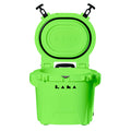 LAKA Coolers 30 Qt Cooler w/Telescoping Handle & Wheels - Lime Green — marine outdoor