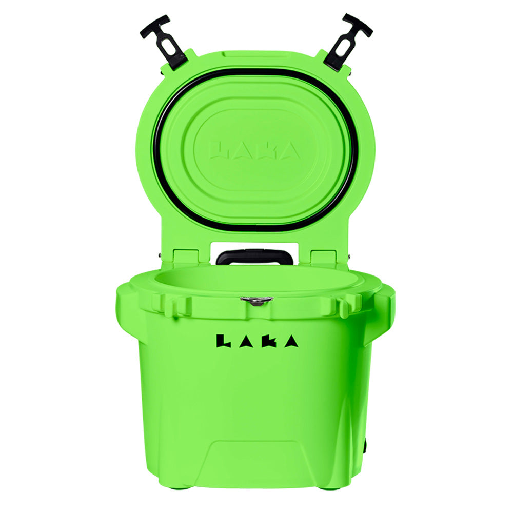 LAKA Coolers 30 Qt Cooler w/Telescoping Handle & Wheels - Lime Green — marine outdoor