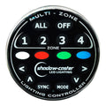 Shadow-Caster LED Lighting Shadow-Caster Round Zone Controller 4 Channel Remote f/MZ-LC or SCM-LC — marine accessories