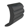 TACO Marine TACO Rigid Vinyl Flex-Core Rub Rail 2" x 7/8" - Black 60' — marine rub rail