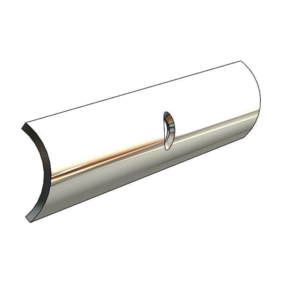TACO Marine TACO Hollow Back 304 Stainless Steel Rub Rail Insert 3/4" x 6' — marine rub rail