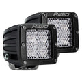 RIGID Industries D-Series PRO Flood Diffused Surface Mount Black Light - Pair — marine marine equipment